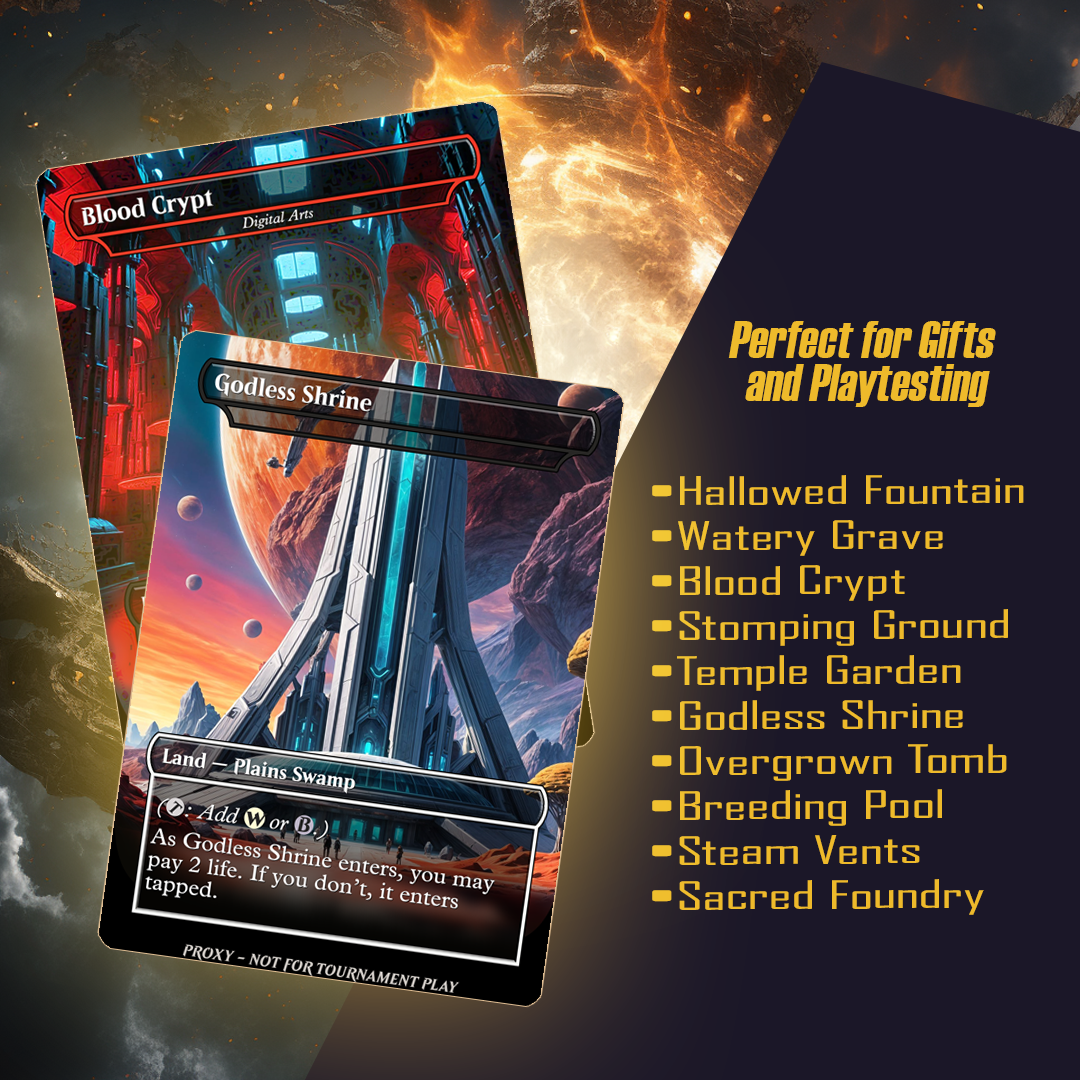 MTG Custom Proxy - Shock Lands Bundle