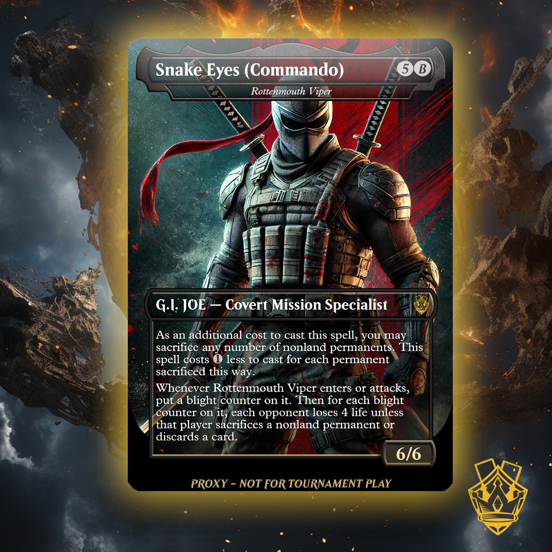 Rottenmouth Viper – MTG Custom Proxy Card