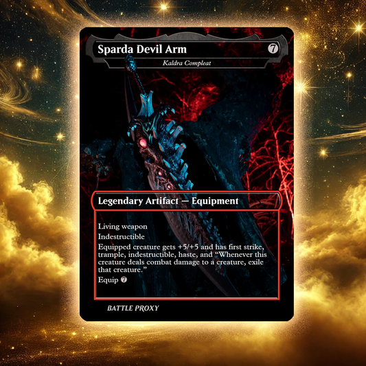 MTG Custom Proxy - Devil Sword Sparda - Devil May Cry