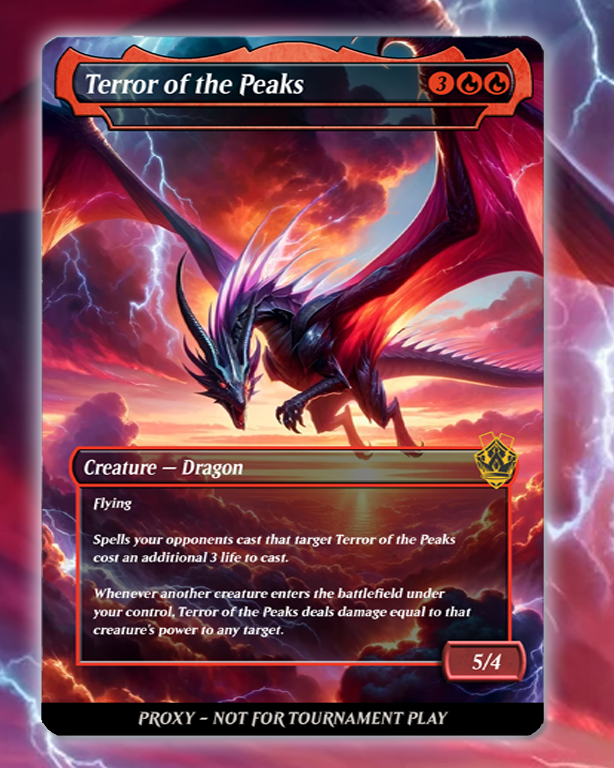 Terror of the Peaks - MTG Proxy - Anime-Inspired Proxies Battle Proxy Terror of the Peaks - MTG Proxy - Anime-Inspired Proxies Battle Proxy