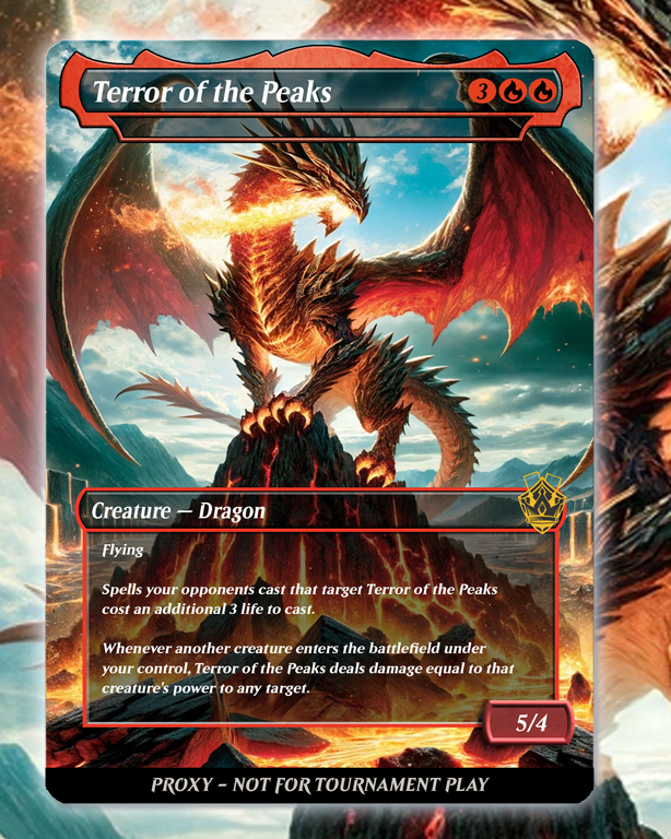 Terror of the Peaks - MTG Proxy - Anime-Inspired Proxies