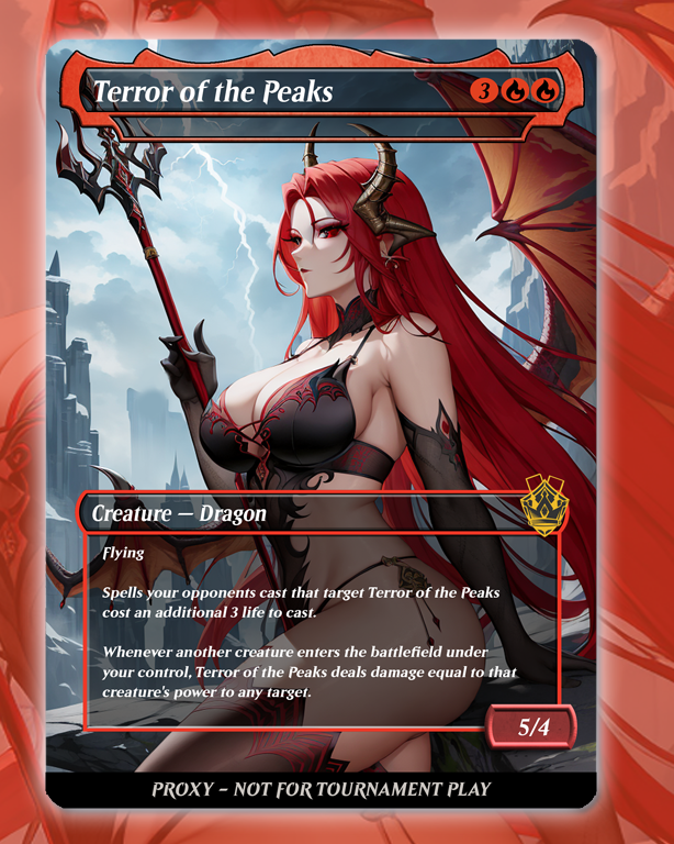 Terror of the Peaks - MTG Proxy