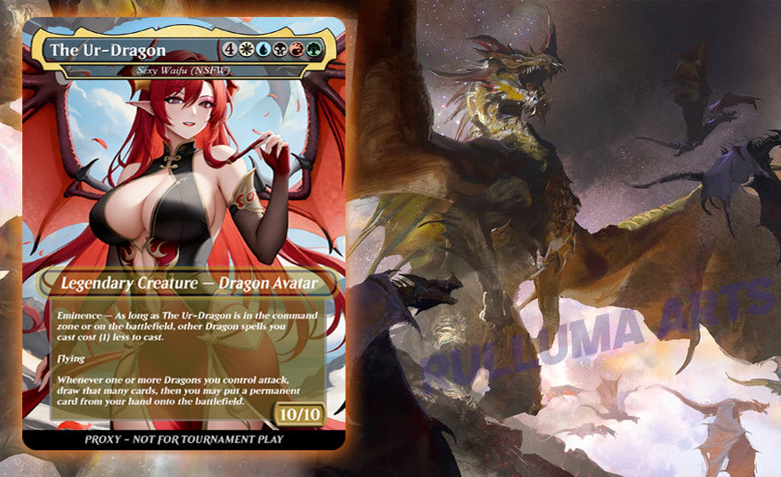 The Ur-Dragon - MTG Proxy - NSFW Version