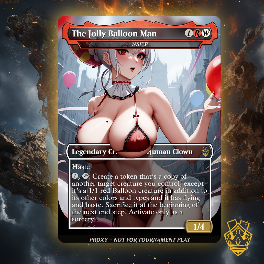 The Jolly Balloon Man – MTG Custom Proxy Card
