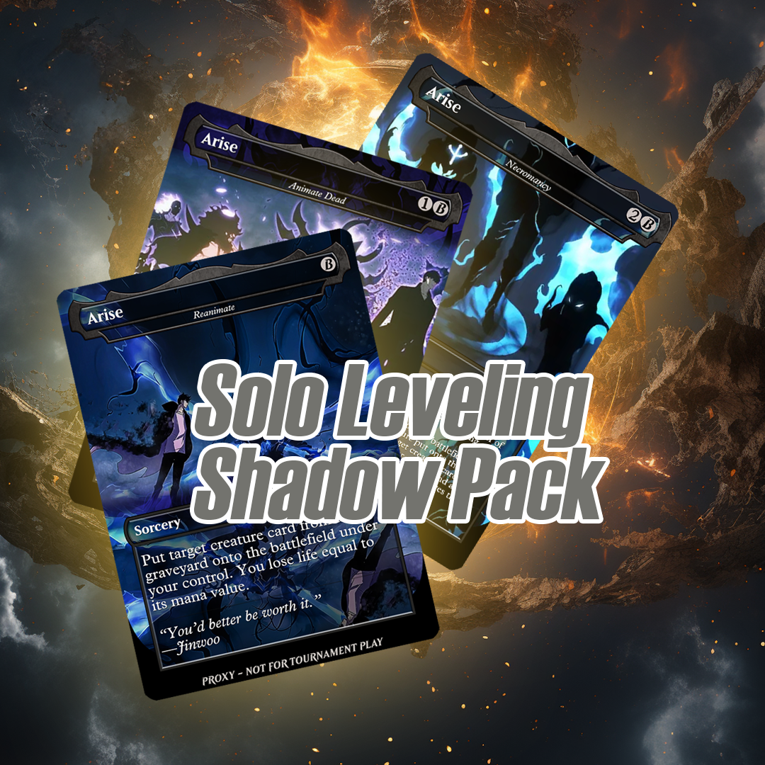MTG Custom Proxy - Shadow Monarch ARISE Bundle – 3 FREE Cards
