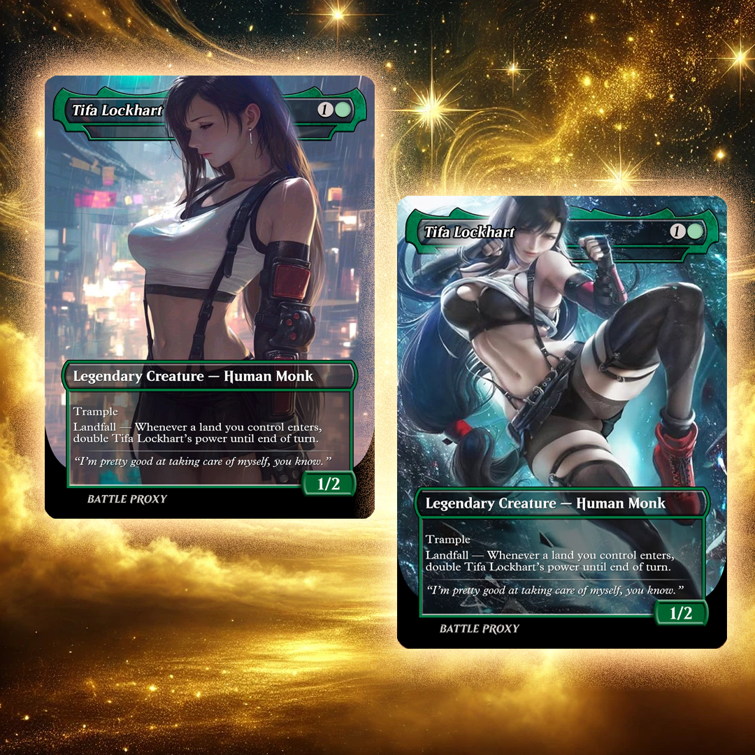 tifa lockhart card mtg MTG Custom Proxy
