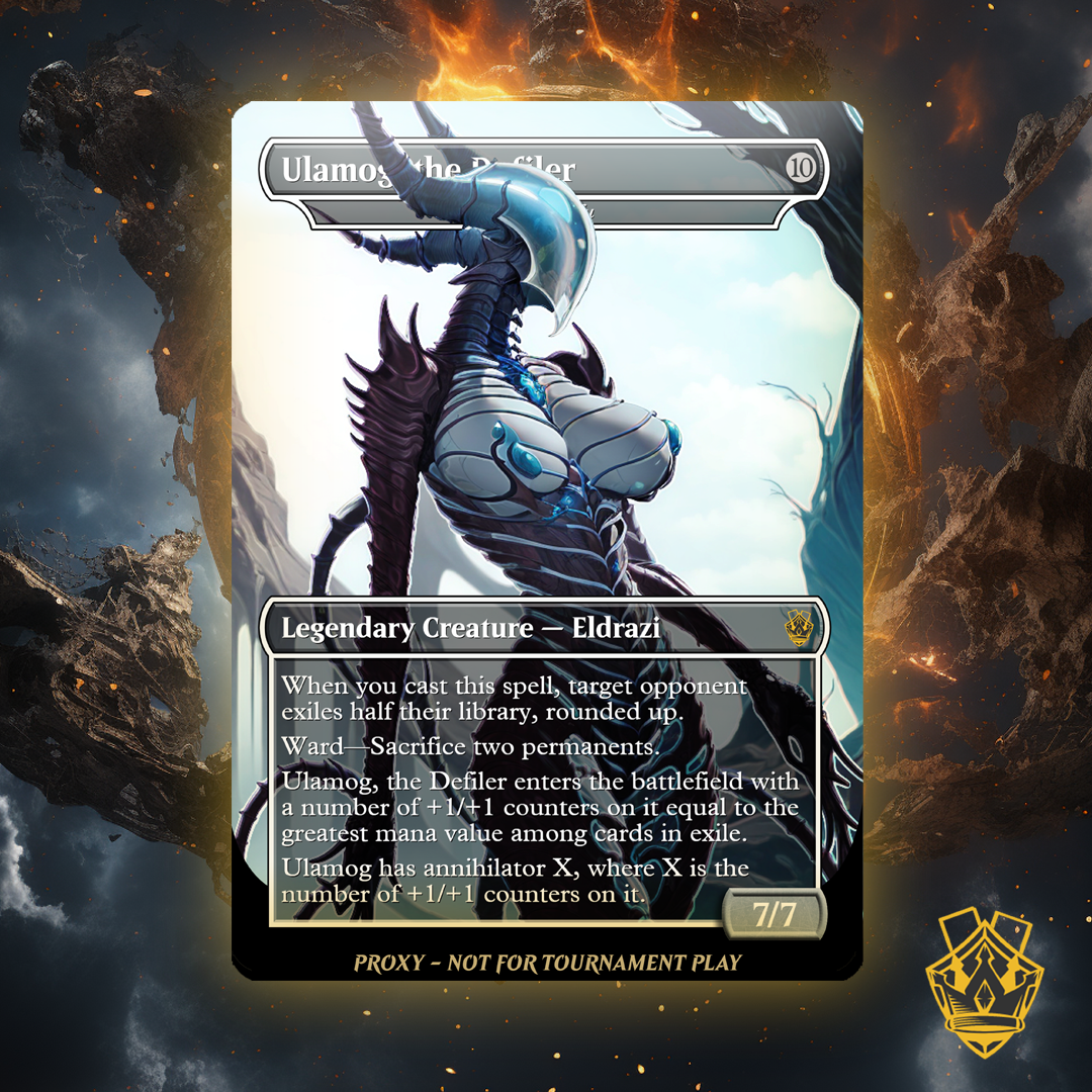 Ulamog, the Defiler - MTG Custom Proxy - NSFW Battle Proxy Ulamog, the Defiler - MTG Custom Proxy - NSFW Battle Proxy