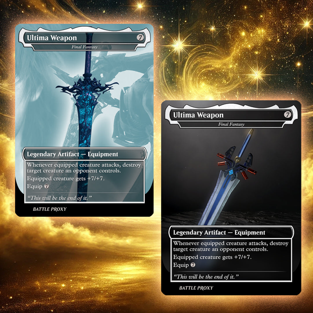 MTG Custom Proxy - Ultima Weapon Final Fantasy Battle Proxy MTG Custom Proxy - Ultima Weapon Final Fantasy Battle Proxy