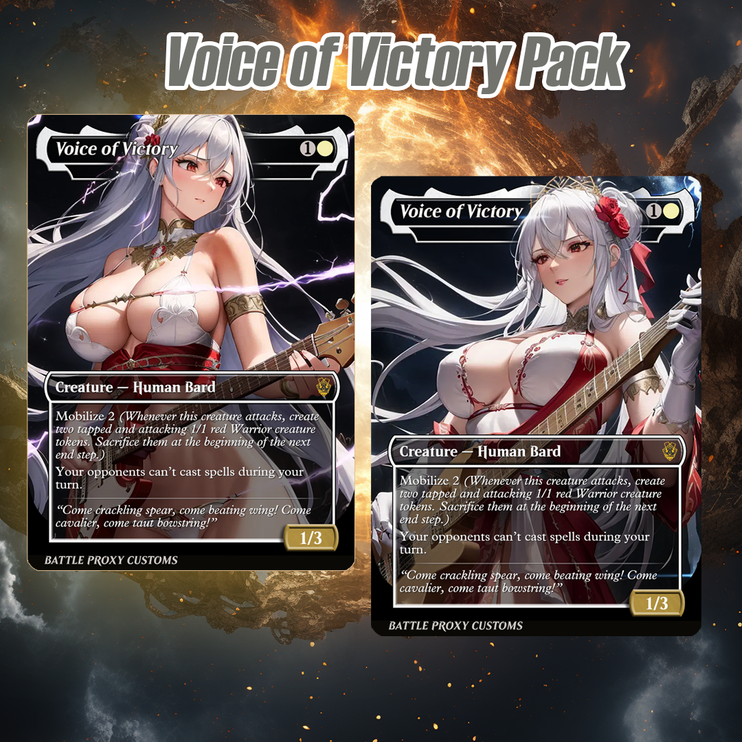 Voice of Victory - MTG Custom Proxy - NSFW