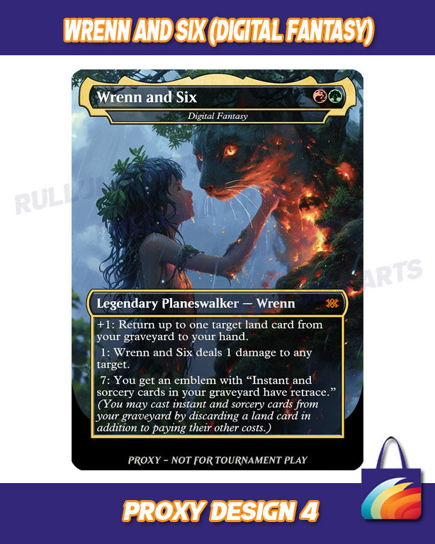 Wrenn and Six - MTG Proxy - Digital Fantasy