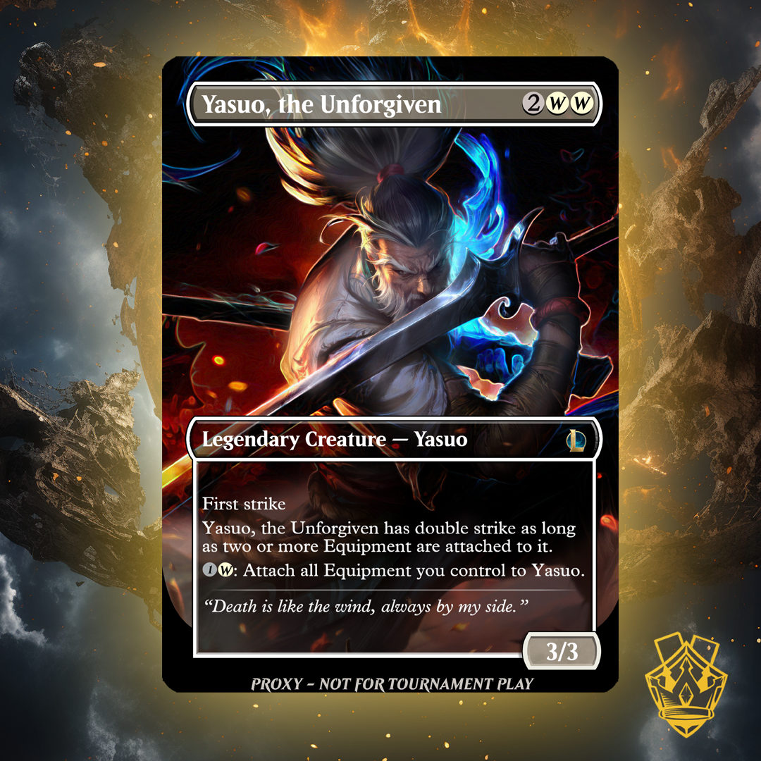Yasuo, the Unforgiven – MTG Custom Proxy Card