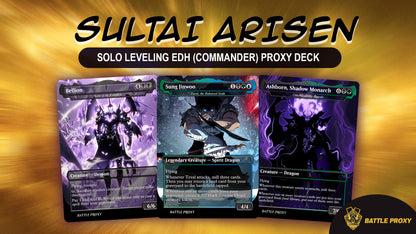 Custom EDH Proxy Deck – Sultai Arisen Commander Deck - Solo Leveling