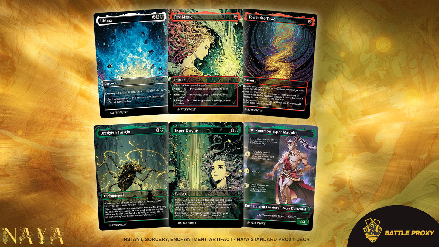 Custom Standard Proxy Deck – Standard Naya Final Fantasy