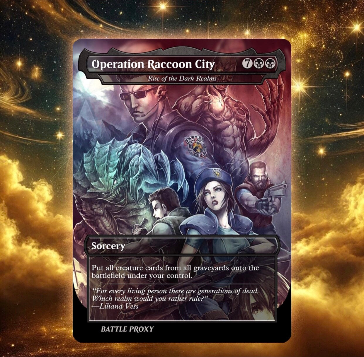 MTG Custom Proxy - Operation Raccoon City - Resident Evil