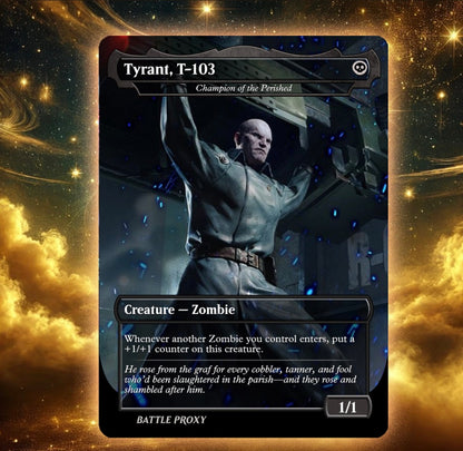 MTG Custom Proxy - Tyrant T-103 - Resident Evil