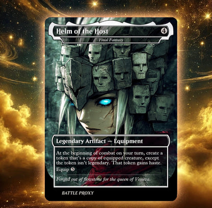 MTG Custom Proxy - Helm of the Host – Resident Evil