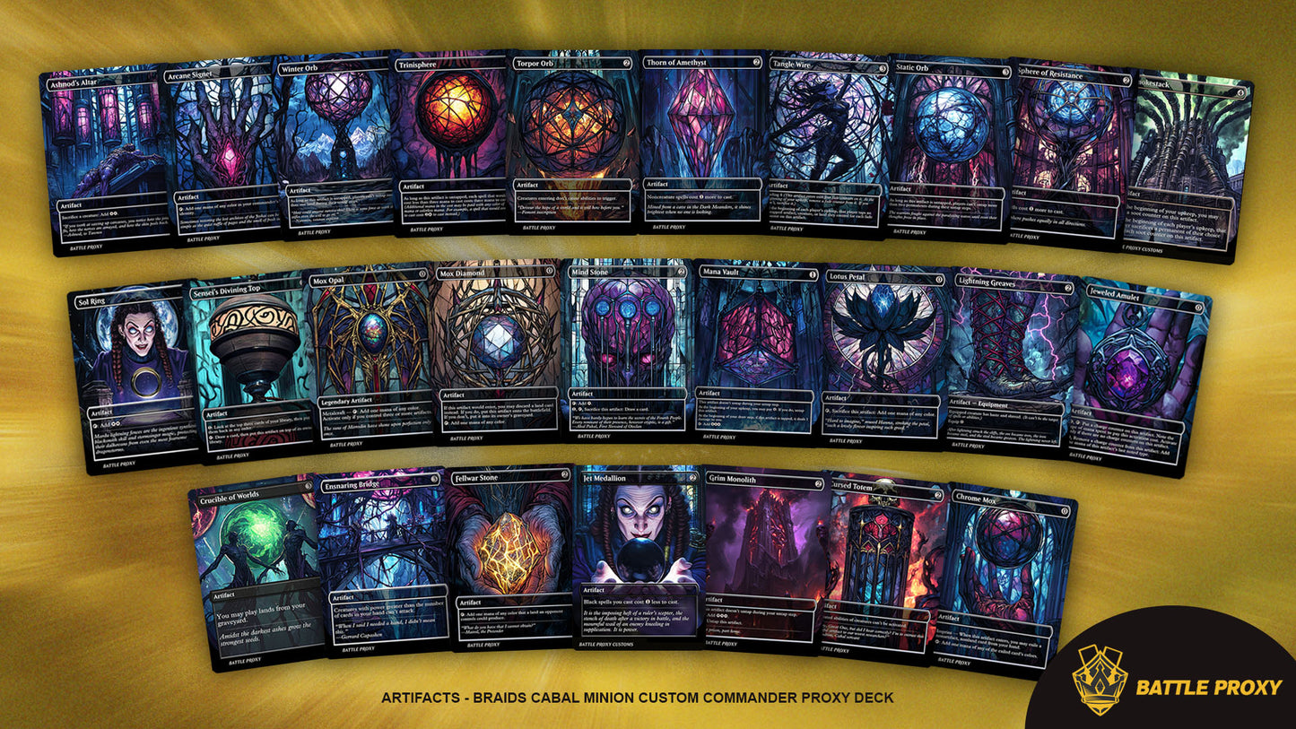 Custom EDH Proxy Deck – Braids Commander Deck (MTG Proxies)
