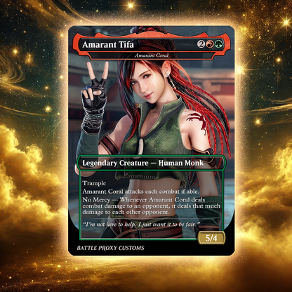 MTG Custom Proxy Card - Amarant Coral (Final Fantasy)