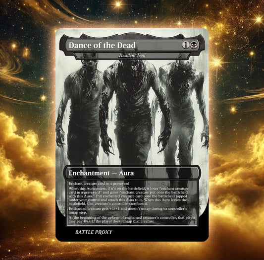 MTG Custom Proxy - Dance of the Dead – Resident Evil