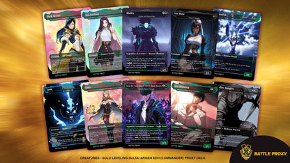 Custom EDH Proxy Deck – Sultai Arisen Commander Deck - Solo Leveling