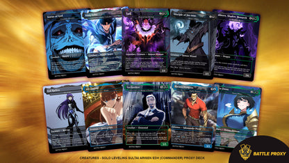 Custom EDH Proxy Deck – Sultai Arisen Commander Deck - Solo Leveling