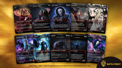Custom EDH Proxy Deck – Tribal Knights Commander Deck - Devil May Cry