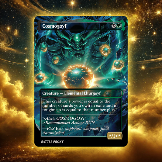 MTG Custom Proxy - Cosmogoyf - Edge of Eternities