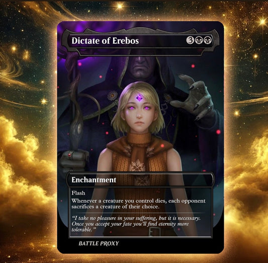 MTG Custom Proxy - Dictate of Erebos  – Resident Evil