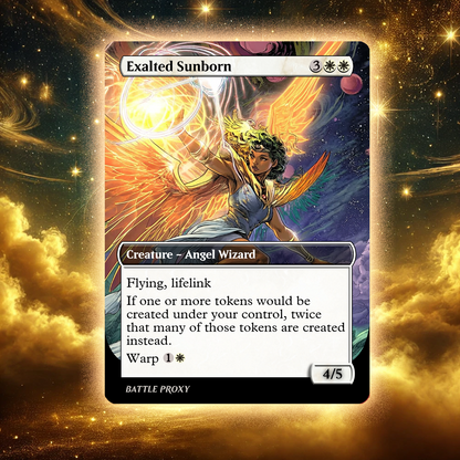 MTG Custom Proxy - Exalted Sunborn - Edge of Eternities Battle Proxy MTG Custom Proxy - Exalted Sunborn - Edge of Eternities Battle Proxy