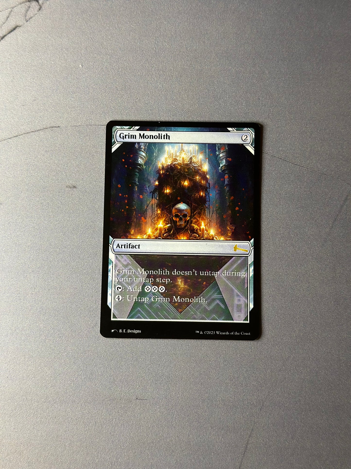 Grim Monolith - MTG Proxy Urza's Legacy MTG Proxy Card Battle Proxy Grim Monolith - MTG Proxy Urza's Legacy MTG Proxy Card Battle Proxy