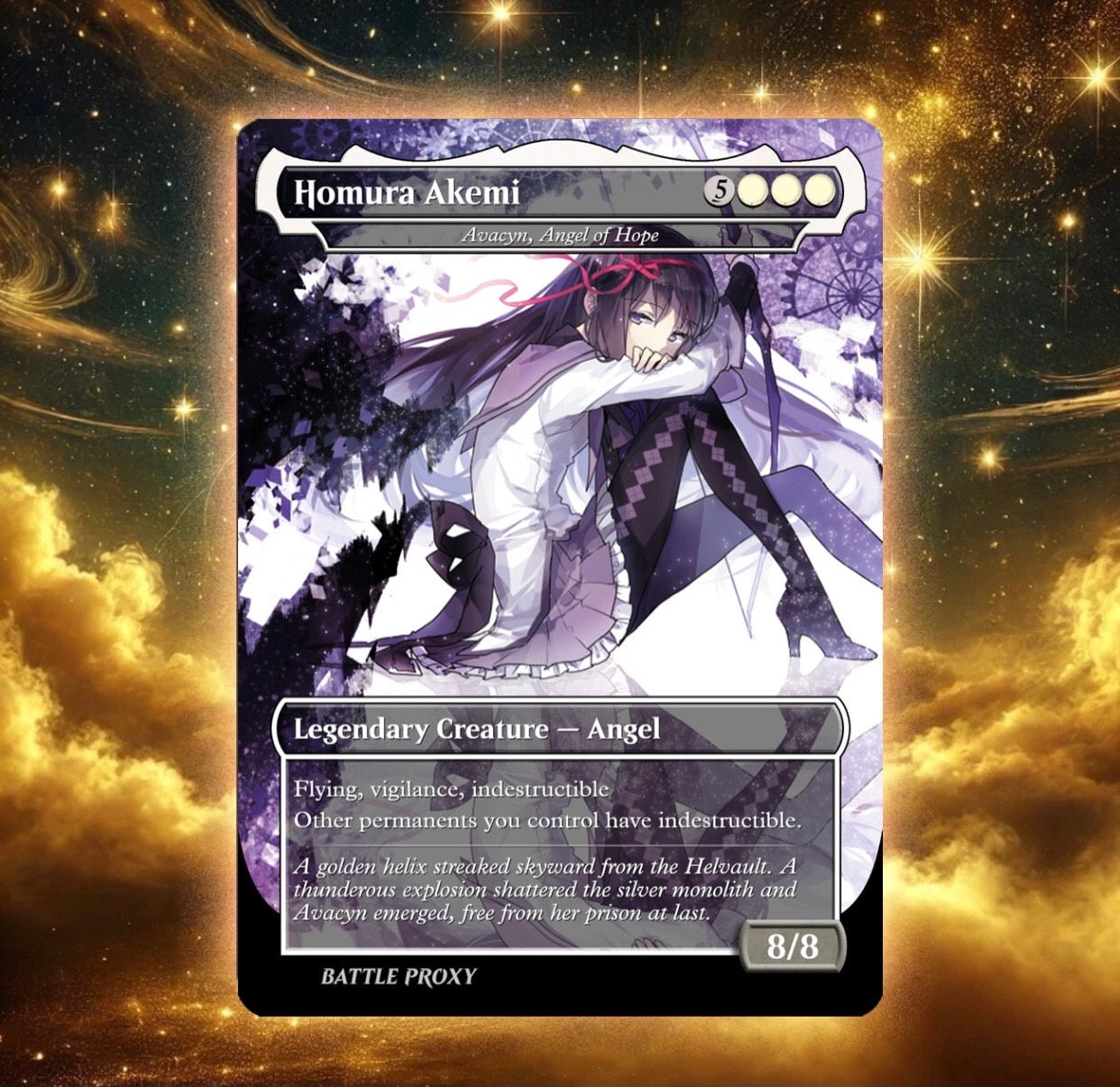 MTG Custom Proxy - Homura Akemi - Madoka
