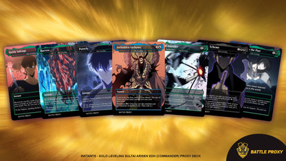 Custom EDH Proxy Deck – Sultai Arisen Commander Deck - Solo Leveling