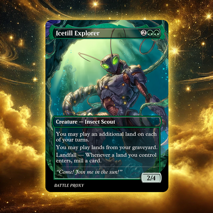 MTG Custom Proxy - Icetill Explorer - Edge of Eternities