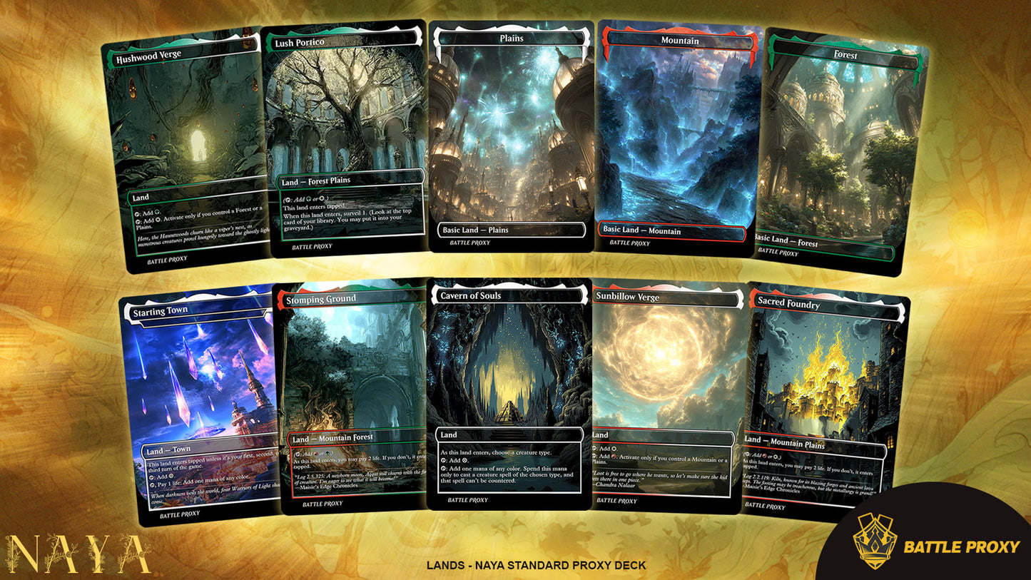 Custom Standard Proxy Deck – Standard Naya Final Fantasy