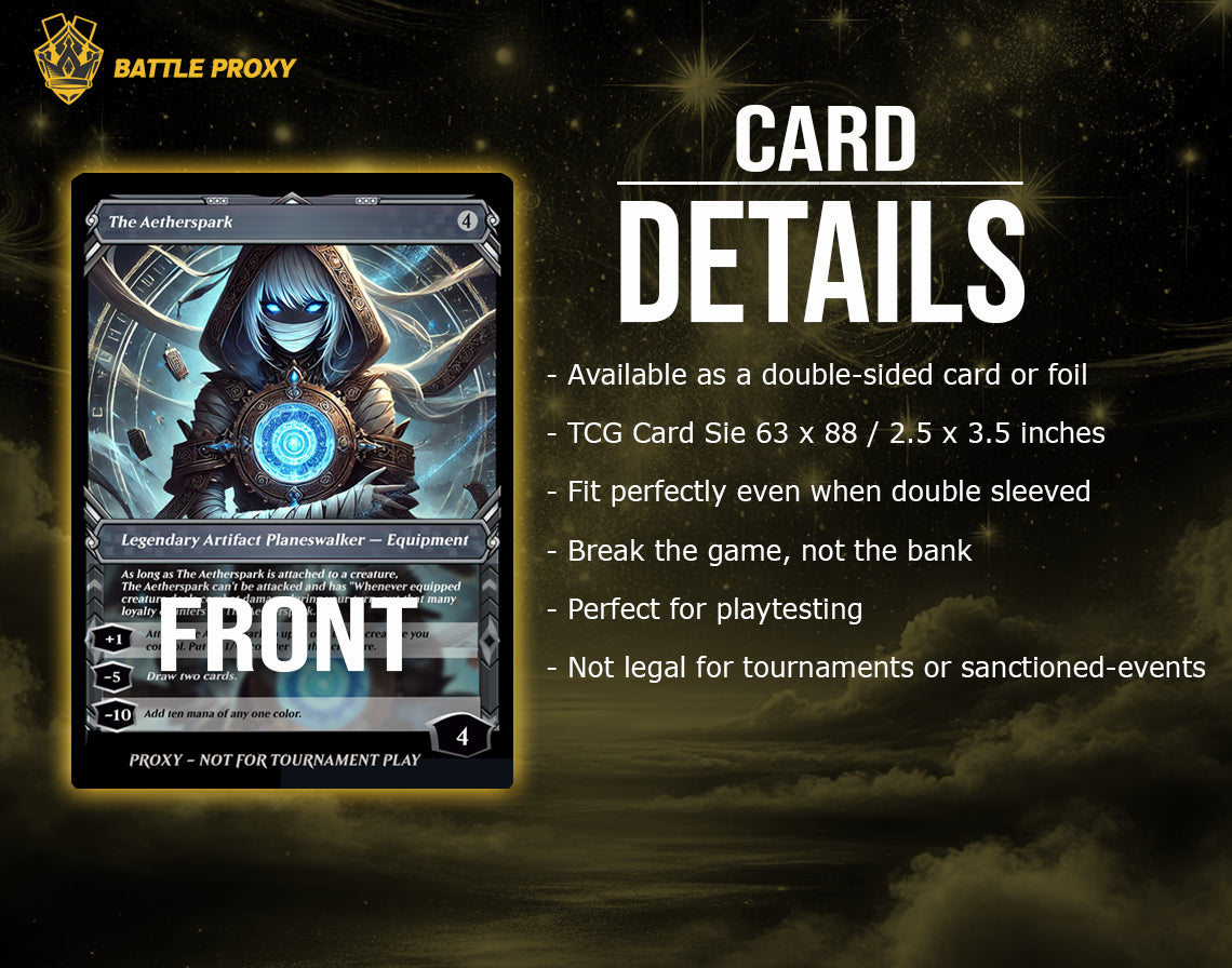 The Aetherspark – MTG Custom Proxy Card
