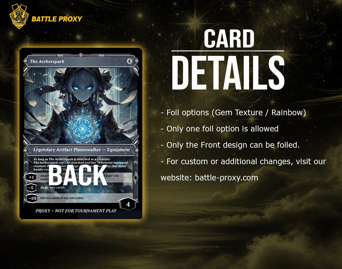 The Aetherspark – MTG Custom Proxy Card