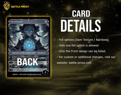 The Aetherspark – MTG Custom Proxy Card