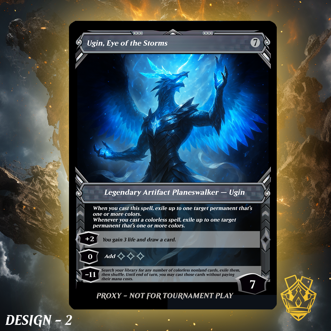 Ugin, Eye of the Storms MTG Custom Proxy Card Battle Proxy Ugin, Eye of the Storms MTG Custom Proxy Card Battle Proxy