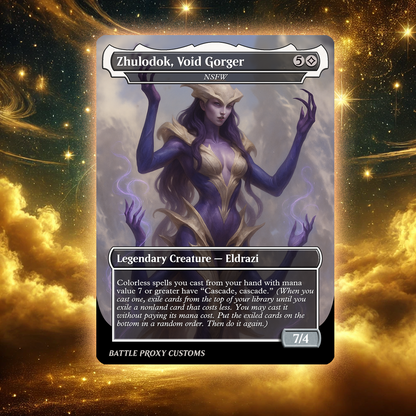 MTG Custom Proxy - Zhulodok,Void Gorger  – NSFW