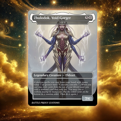 MTG Custom Proxy - Zhulodok,Void Gorger  – NSFW