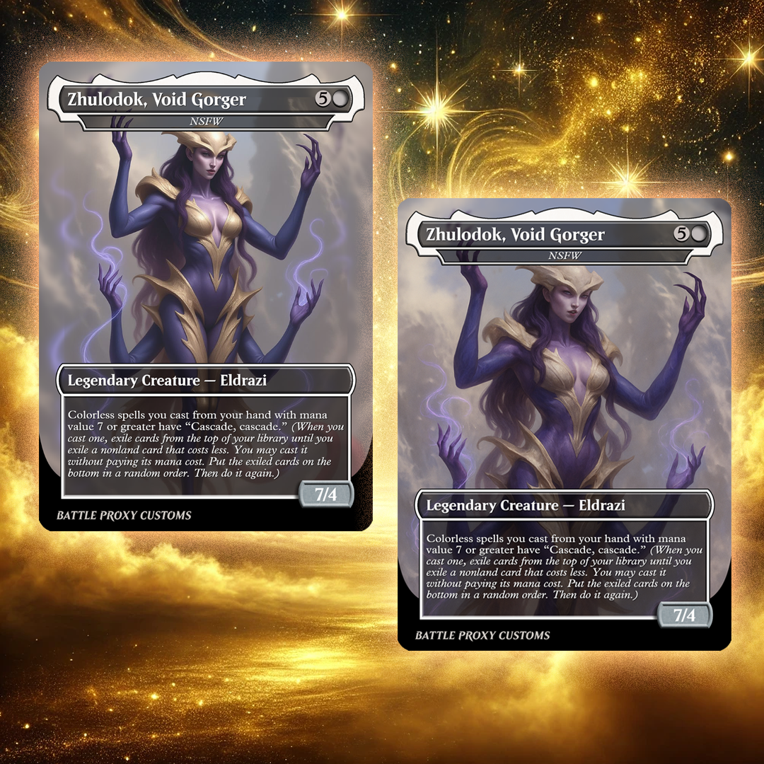 MTG Custom Proxy - Zhulodok,Void Gorger  – NSFW