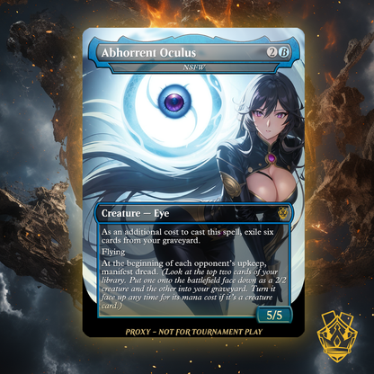 Abhorrent Oculus – MTG Custom Proxy Card - NSFW