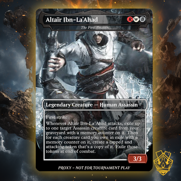 Altaïr Ibn-La'Ahad – MTG Custom Proxy Assassin's Creed – Battle Proxy