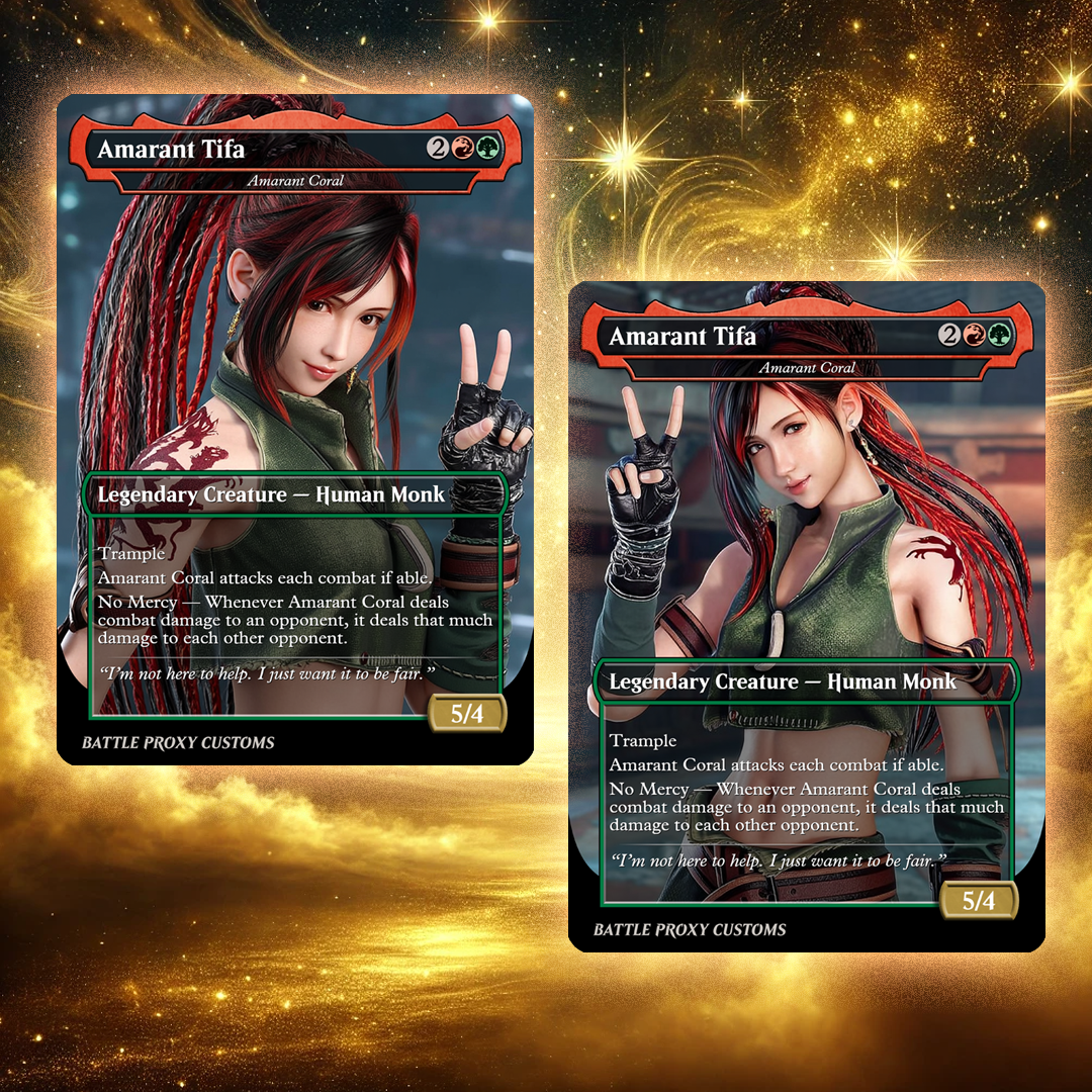 MTG Custom Proxy Card - Amarant Coral (Final Fantasy)