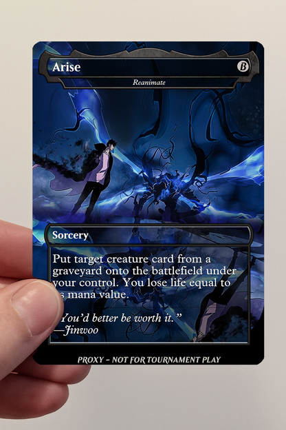 MTG Custom Proxy - Shadow Monarch ARISE Bundle – 3 FREE Cards