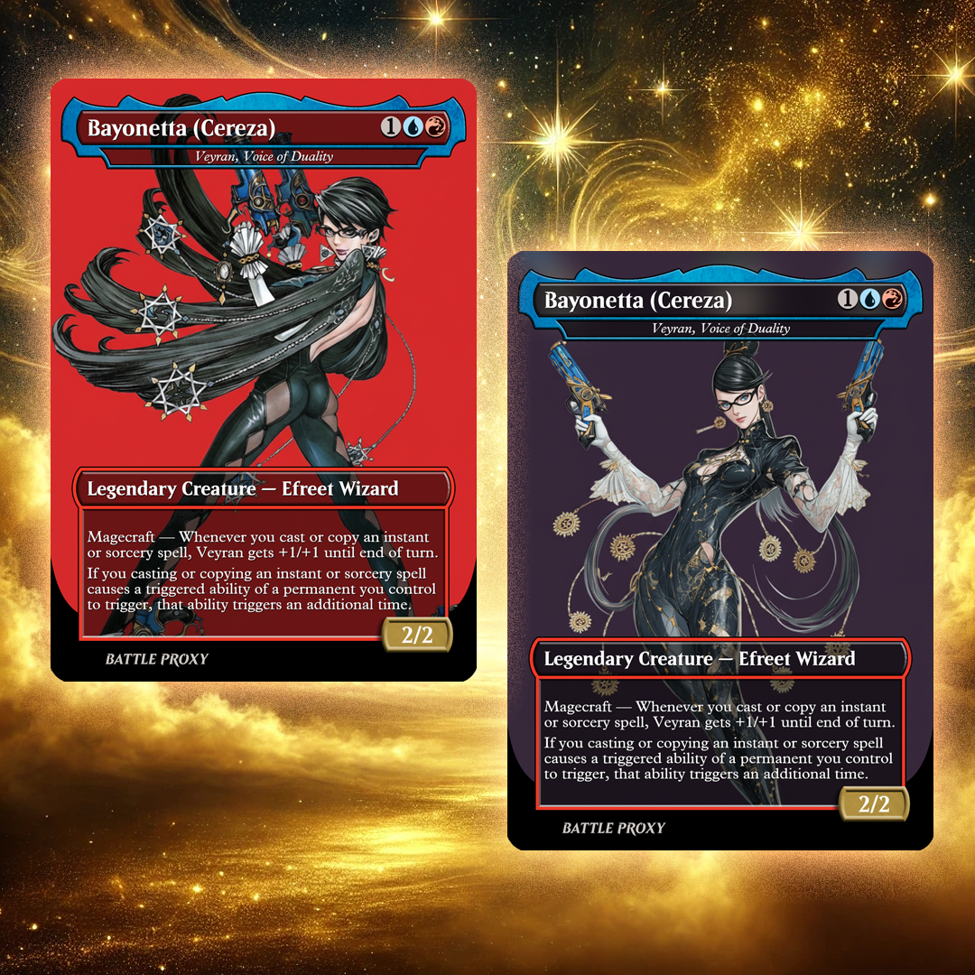 Veyran, Voice of Duality, as Bayonetta