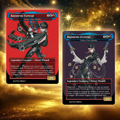 Veyran, Voice of Duality, as Bayonetta