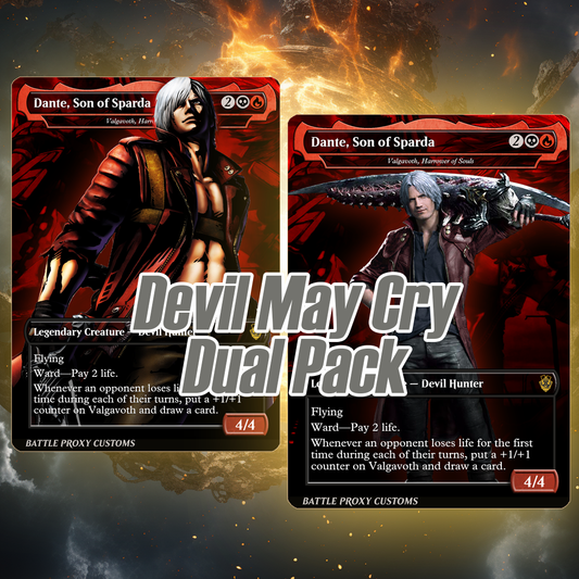 MTG Custom Proxy - Dante [Devil May Cry] – Dual-Faced