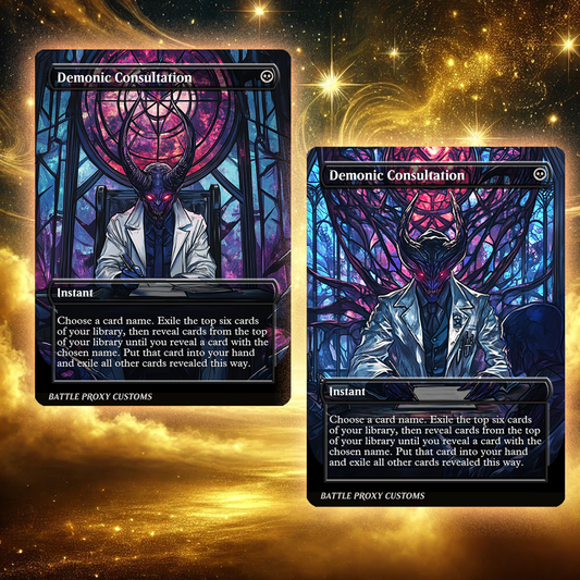 MTG Custom Proxy - Demonic Consultation [Dual-Faced]