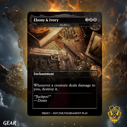 Ebony & Ivory – MTG Custom Proxy Card | No Mercy